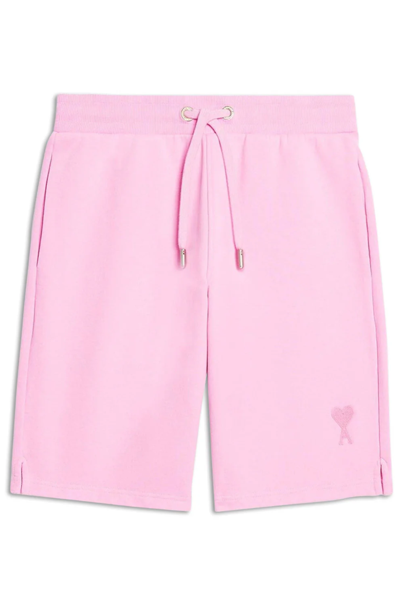 Ami Paris Logo Shorts Pink