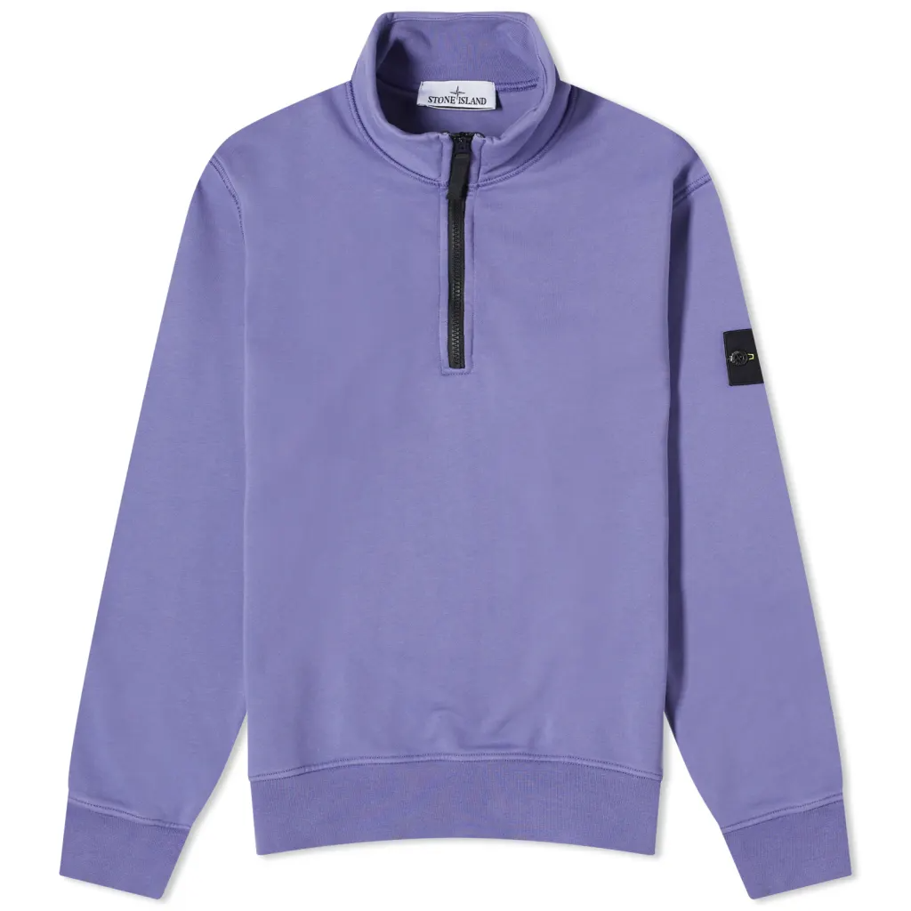 Stone Island Half Zip Jumper Lavender