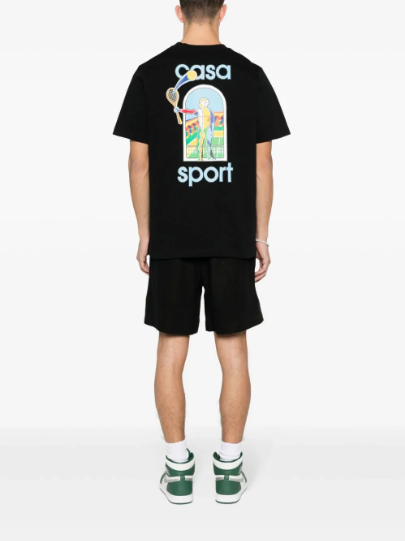 Casablanca Le Jeu Colore T Shirt Black