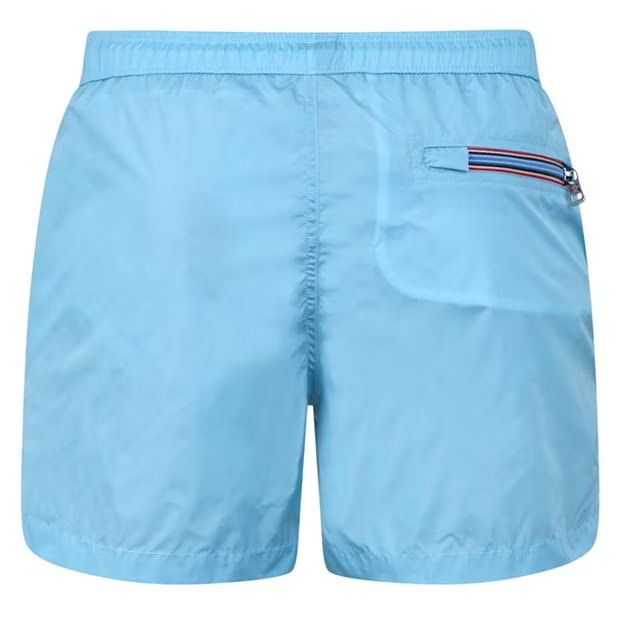Moncler Logo Swim Shorts Sky