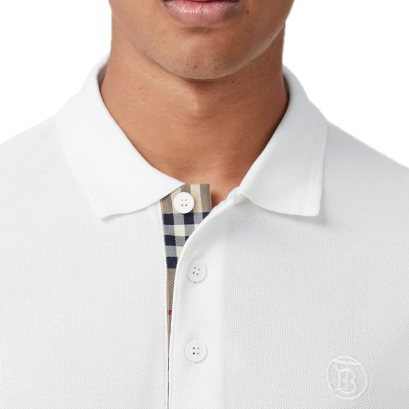 Burberry TB Eddie Polo Olive White