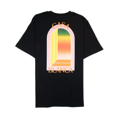 CASABLANCA BLACK GRADIENT SHORTS SET