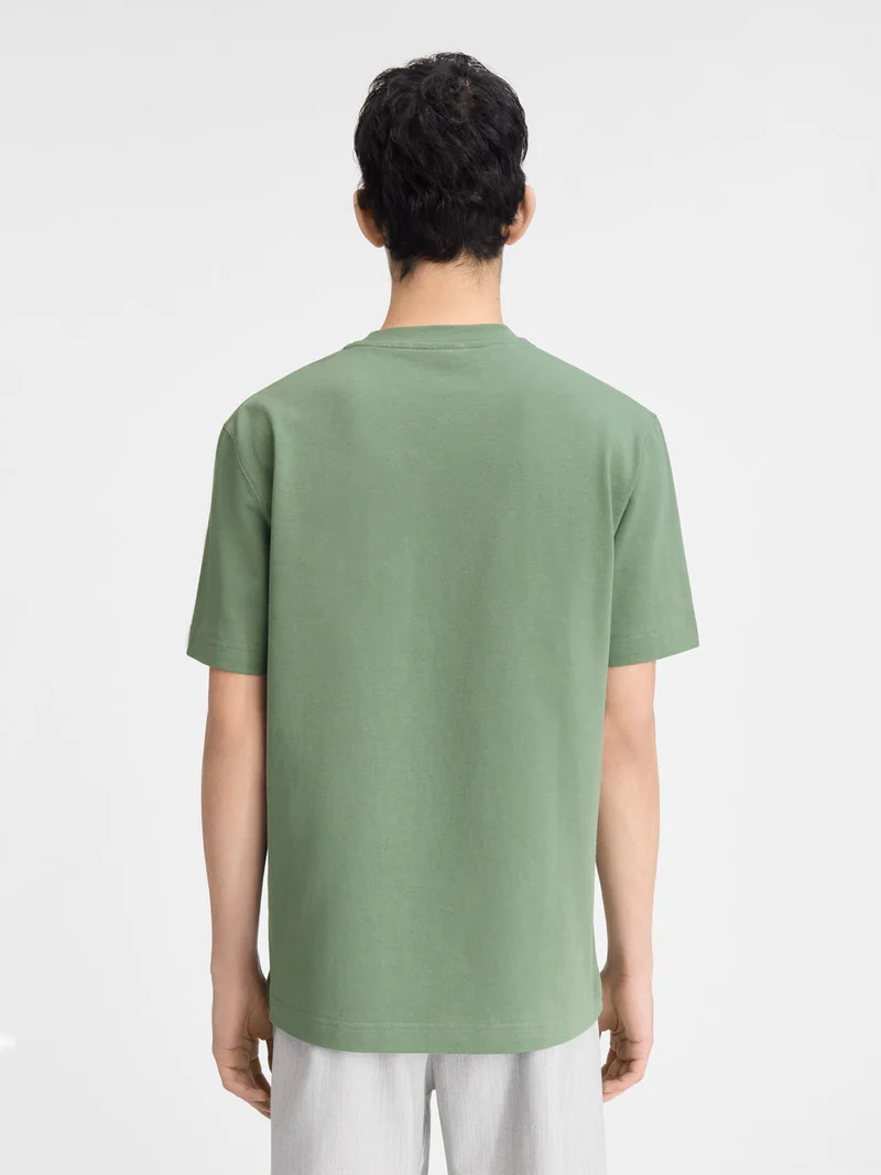 Jacquemus The Gros Grain Logo T Shirt Green